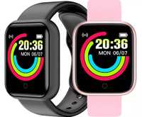 Smartwatch Bluetooth preto ou rosa