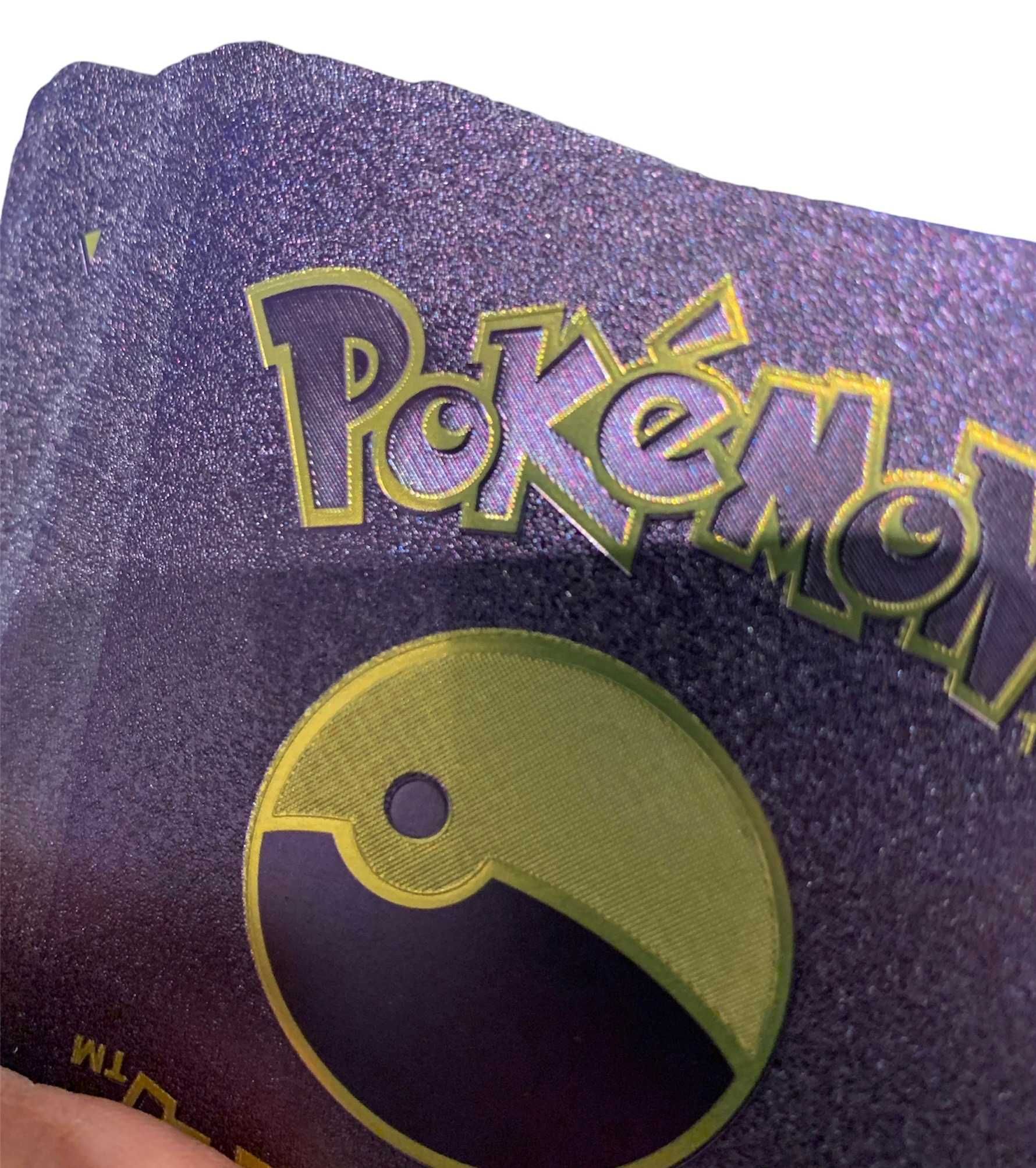 55 Fioletowe Karty Pokemon HP Metalizowane nie złote czarne srebrne