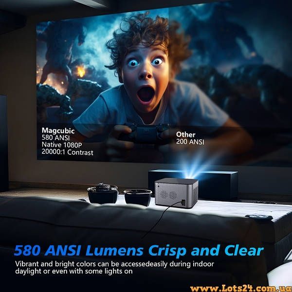 MagCubic HY350/ Full HD / 580 ANSI / Android 11 / Автофокус / WIFI6
