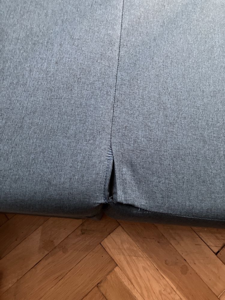 Sofa jednoosobowa rozkładana zielononiebieska FLOP agata meble