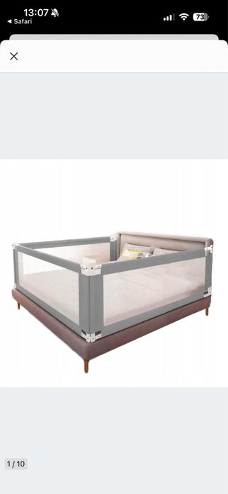 Barierki ochronne do łóżka