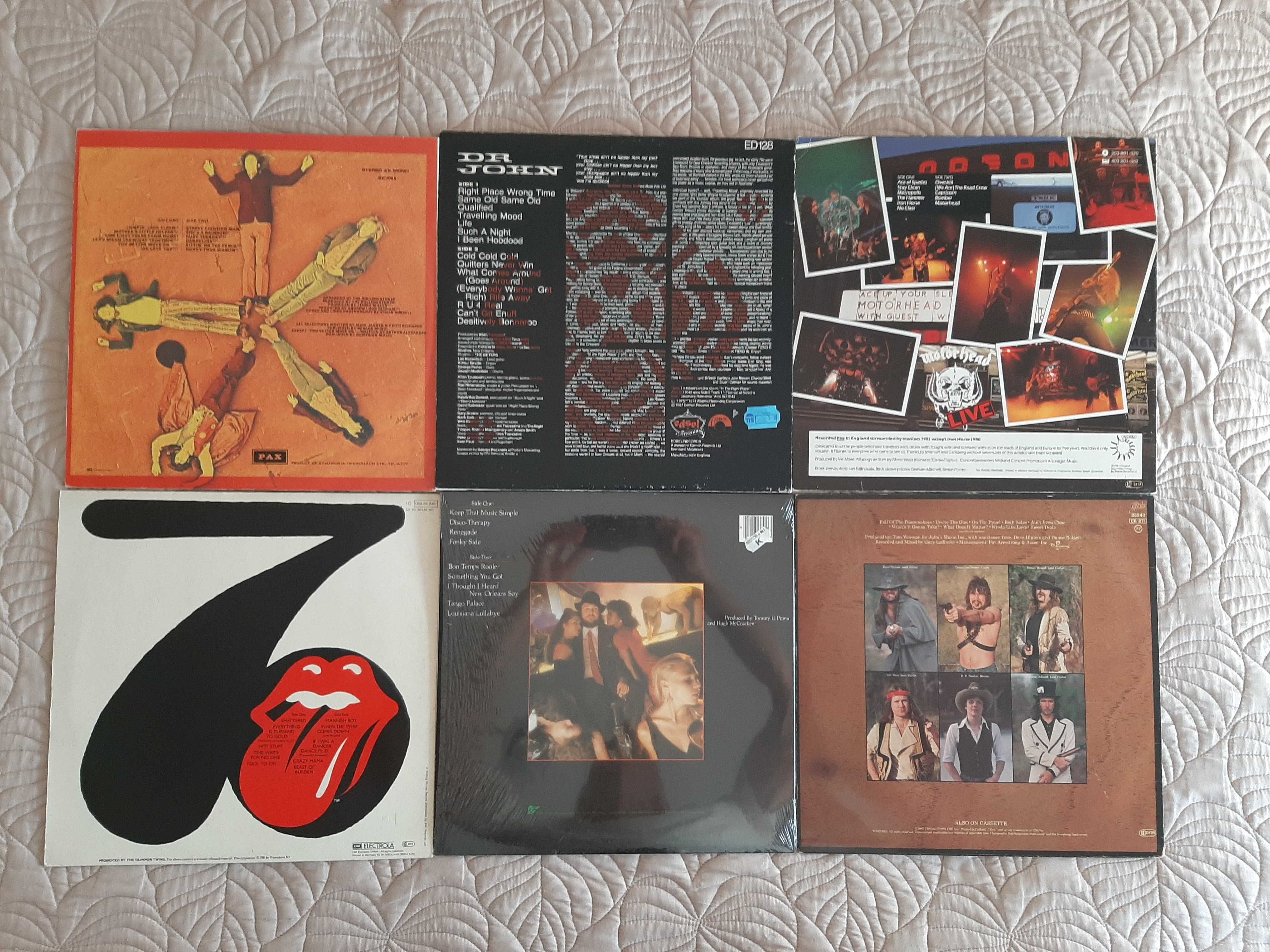 Rolling Stones – Dr. John – Motorhead – Molly Hatchet - VINIL LP