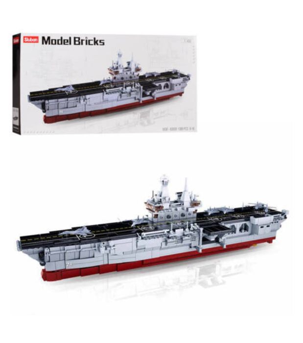 Конструктор Sluban b0699 військовий корабель авіаносець