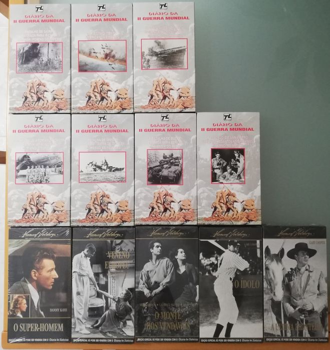 Clássicos cinema  Tim Tim, II Guerra Mundial - Cassetes video