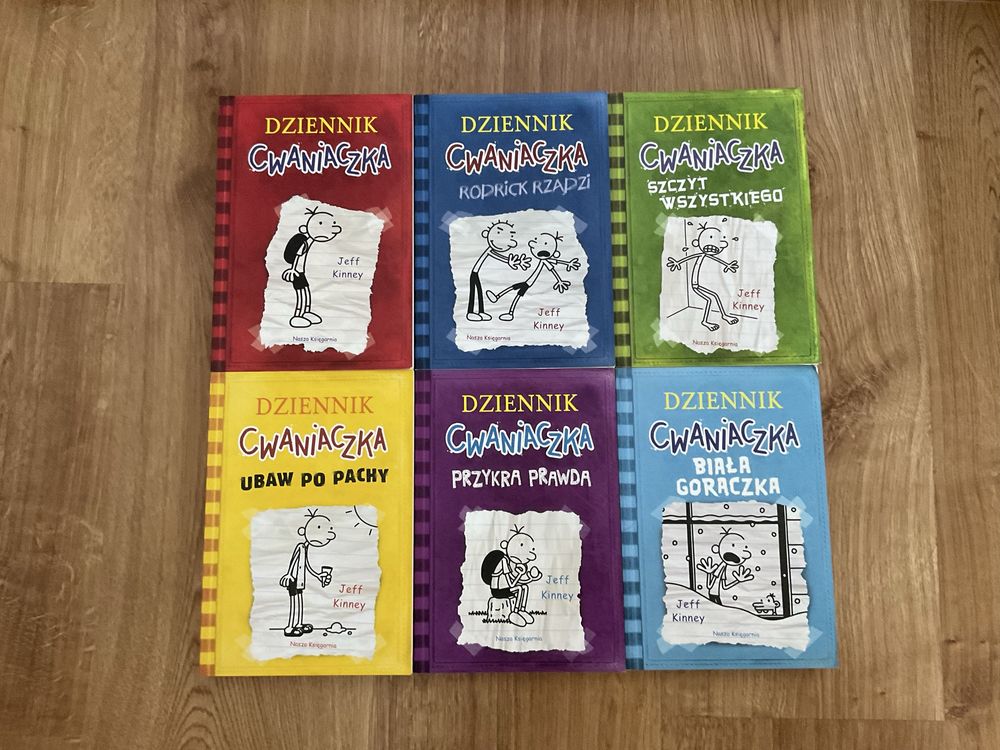 Zestaw Paczka Cwaniaczka - Dziennik Cwaniaczka Tom 1-6