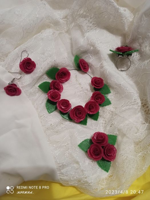 Холодний фарфор . Прикраса .Декор  .