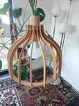 Lampa sufitowa drewniana