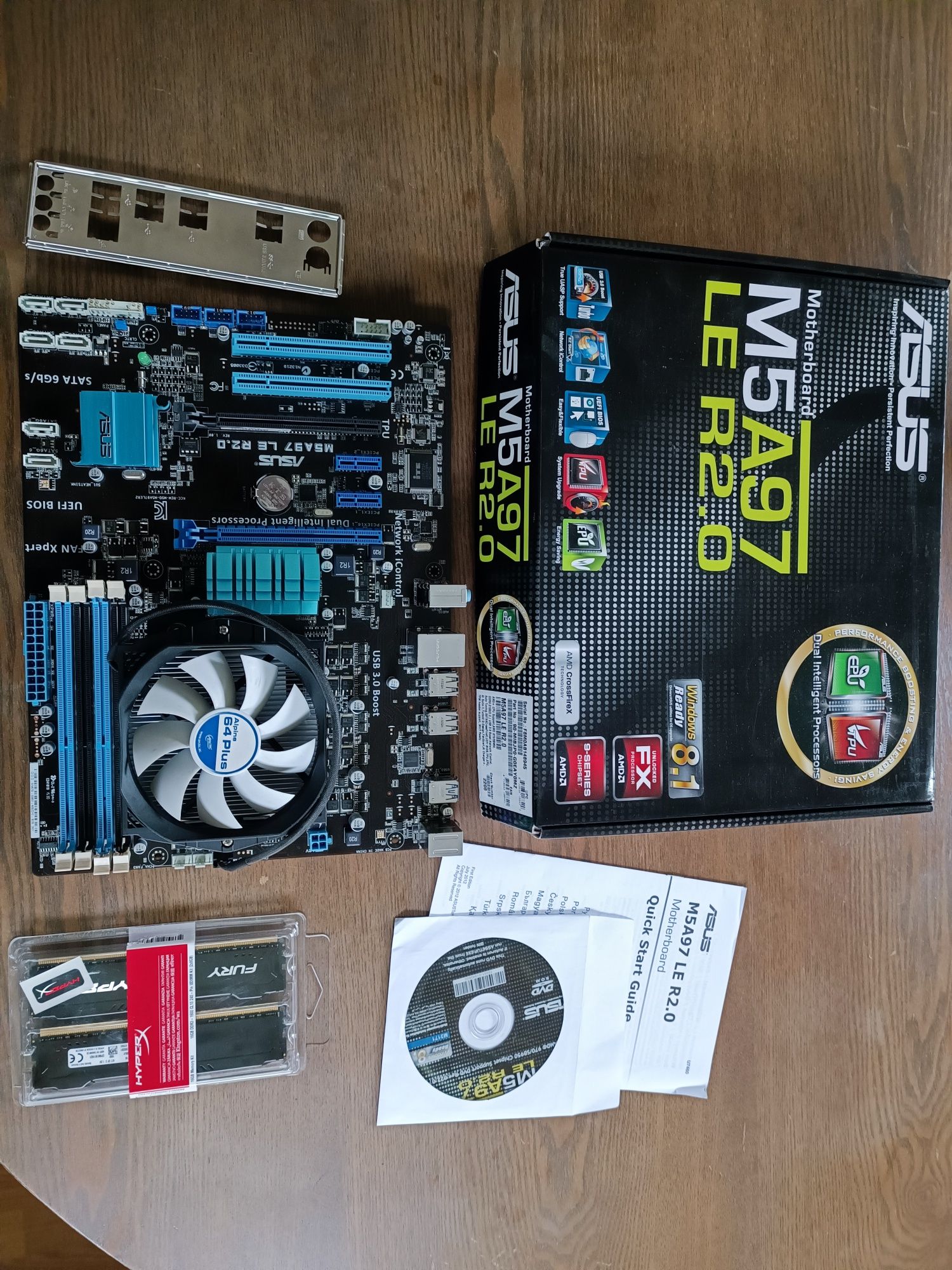 Płyta Asus M5A97 LE R2.0  + procesor AMD FX4300