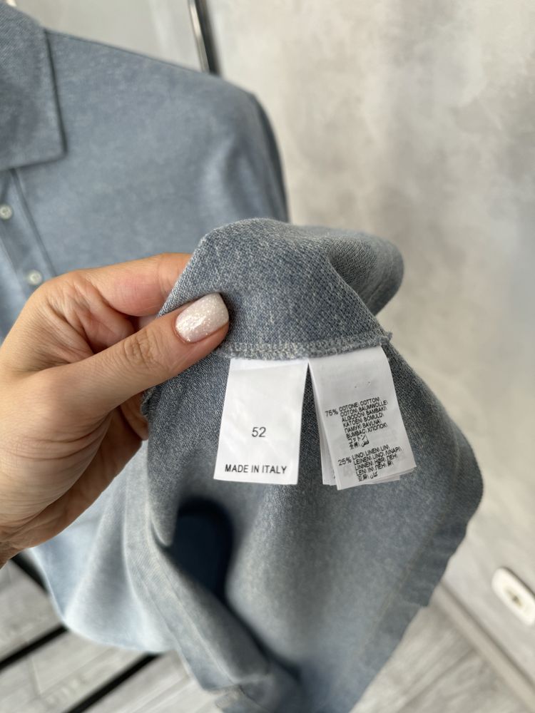 Льняное поло Brunello Cucinelli ОРИГИНАЛ