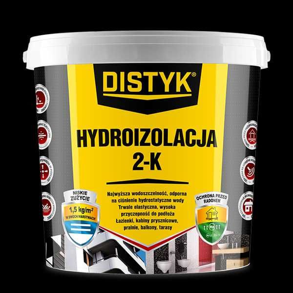 Hydroizolacja 2-sk elastyczna na zewnątrz i do wewnątrz DISTYK - 21 kg