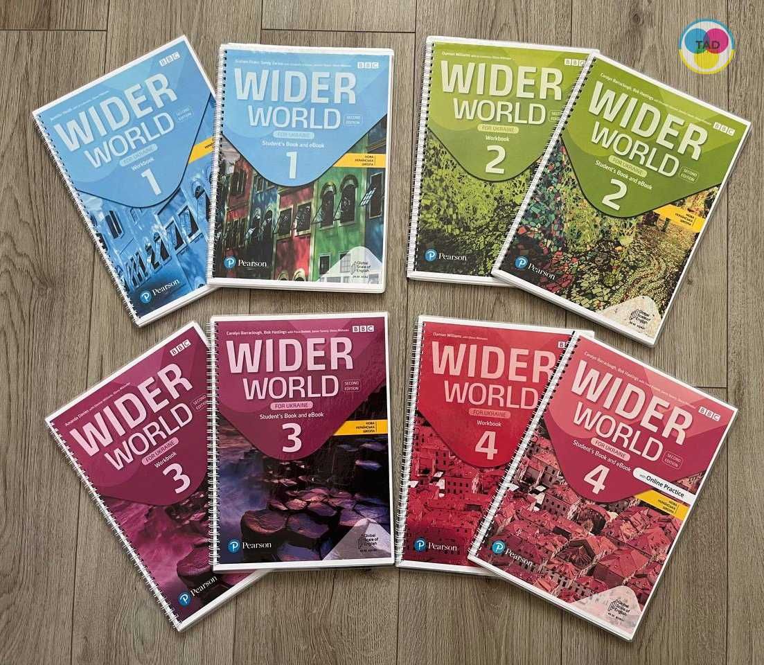Wider World ( Second Edition) for Ukraine НУШ всі рівні – 1, 2, 3, 4