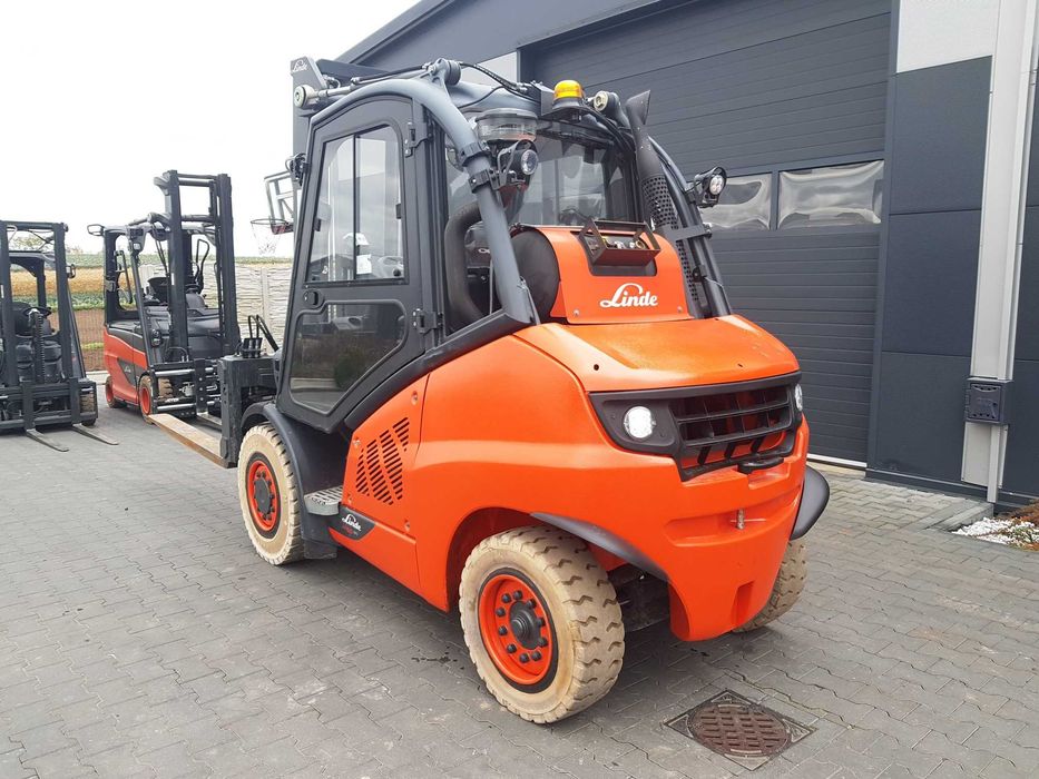 Wózek widłowy Linde H50T-02 19r Wolny SKOK, Pozycjoner Kabina H45 H40