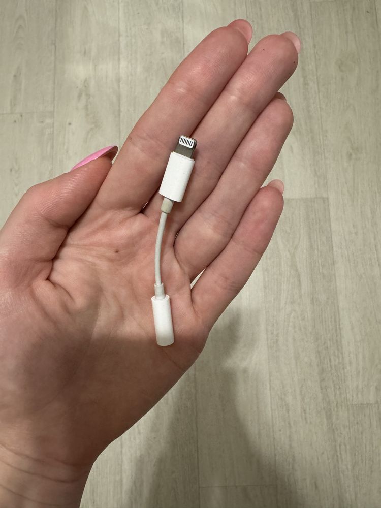 Адаптер Apple Lightning 3,5 мм (mini-Jack) оригінал!