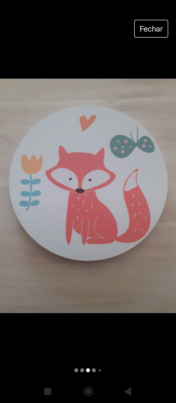 Conjunto Quadros Decoração Infantil Animais