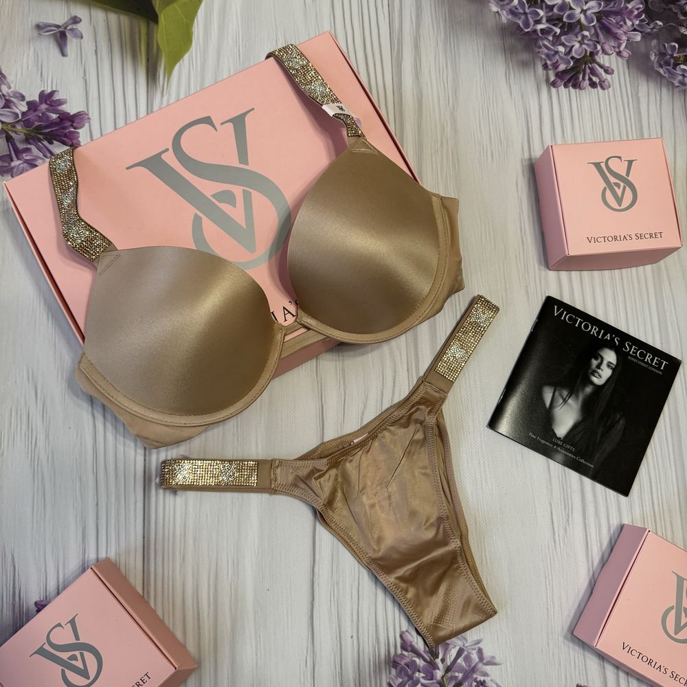 Комплект білизни люкс серії Victoria's Secret 34b+s вікторія сікрет