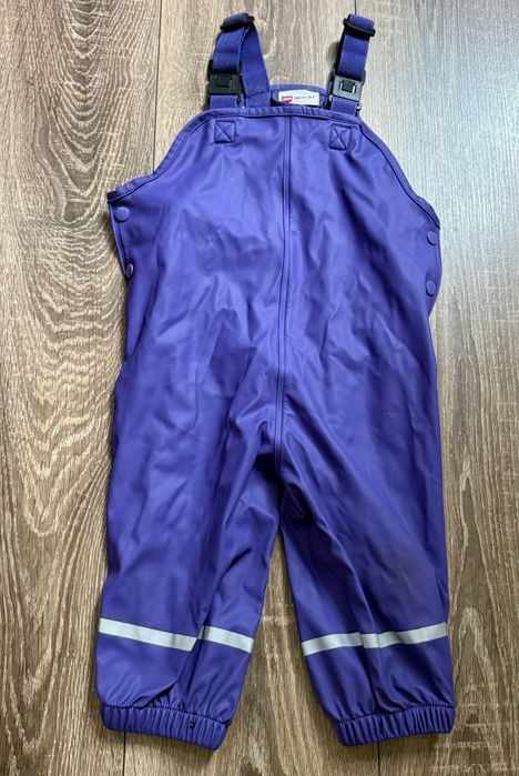 LEGO – spodnie ogrodniczki przeciwdeszczowe, rozm. 80/86 cm