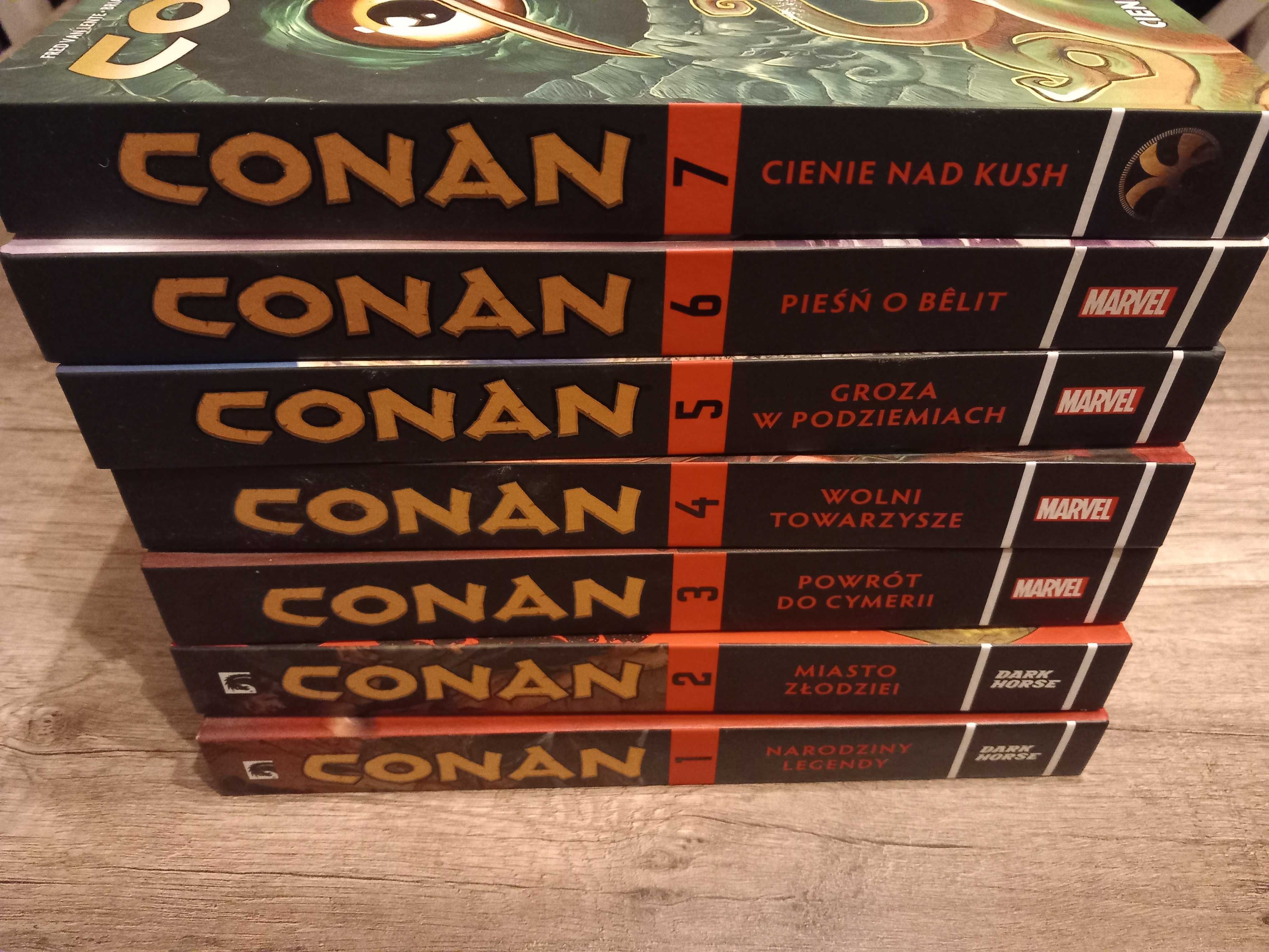 Komiksy CONAN (tom 1-7)