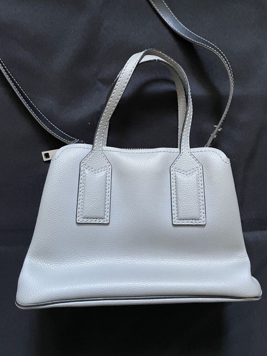Oryginalna torebka Marc Jacobs The Editor skórzana szara