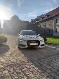 Auto/samochód do ślubu białe Audi A7