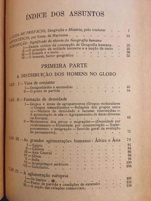 Princípios de Geografia Humana / Geografia Urbana