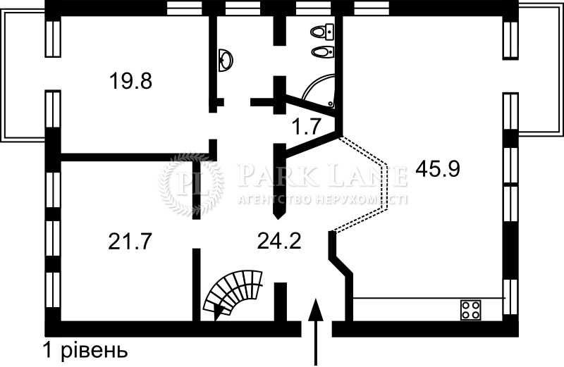 Пентхаус 180м.кв 4кімн. вул. Щекавицька, Жовтень, Контрактова