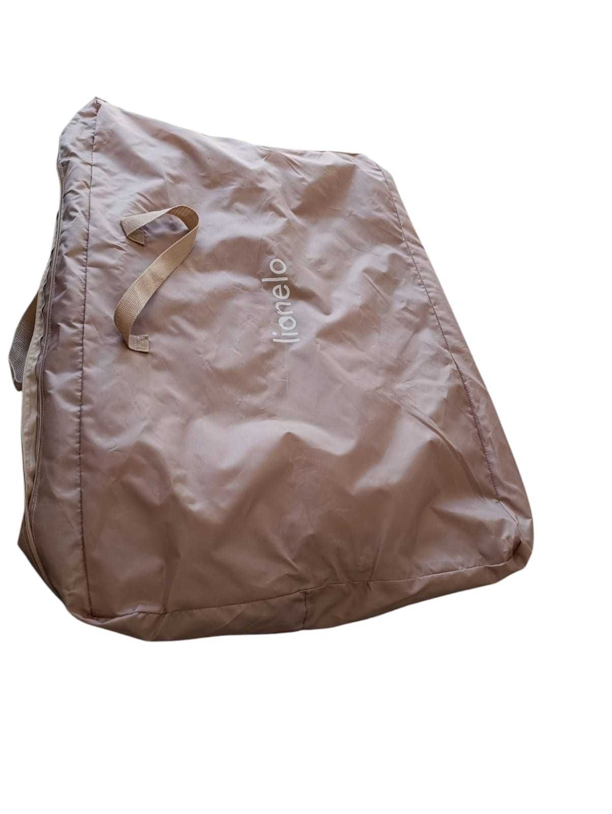 LIONELO łóżeczko dostawne LUNA Beige Sand 2w1