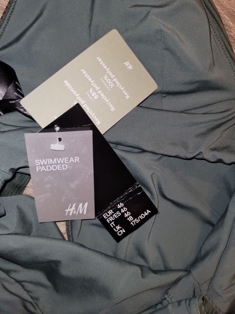 Kostium kąpielowy prążek h&m 46