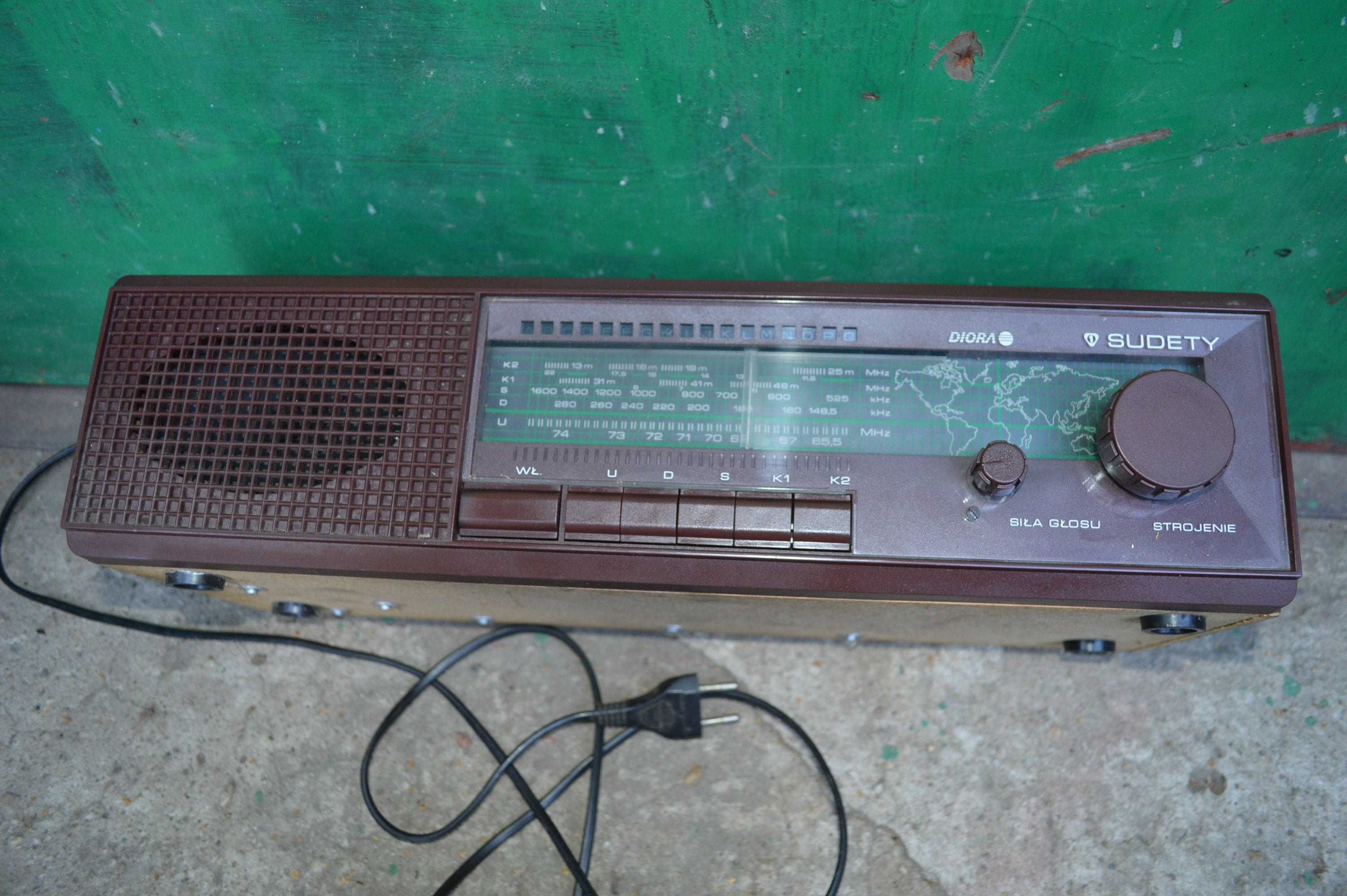 stare radio Unitra Diora Sudety prl