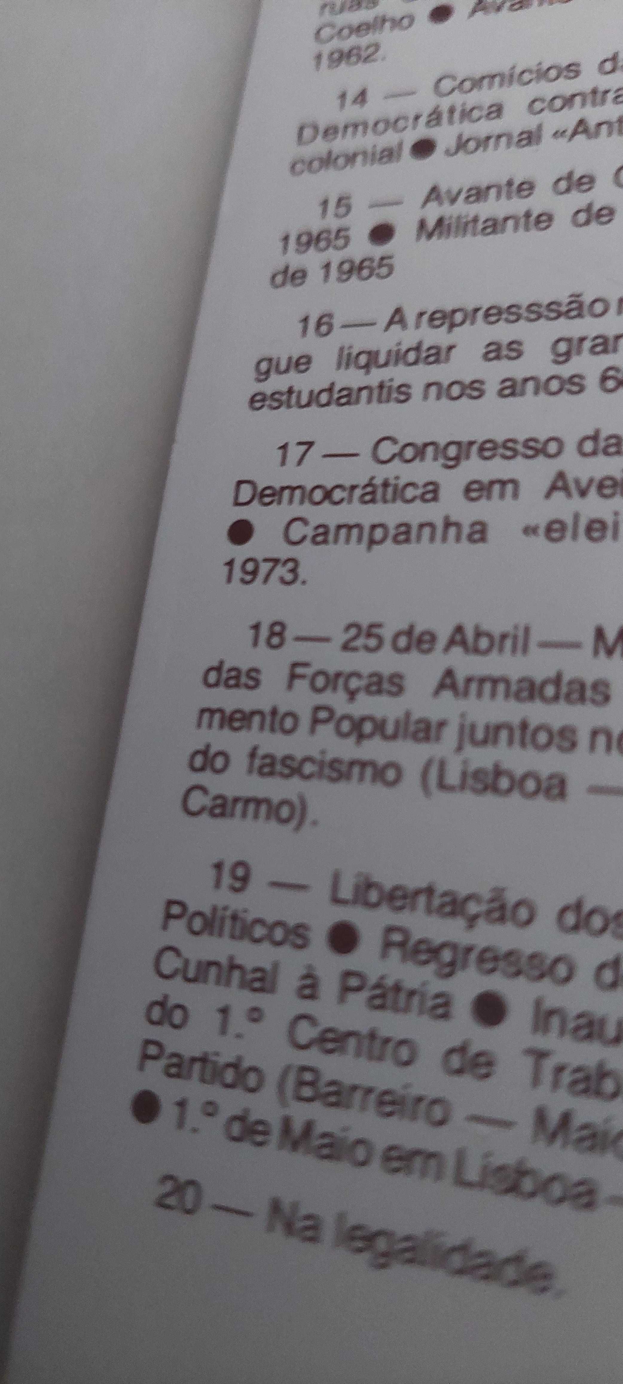 Partido comunista vinte folhas 25 Abril