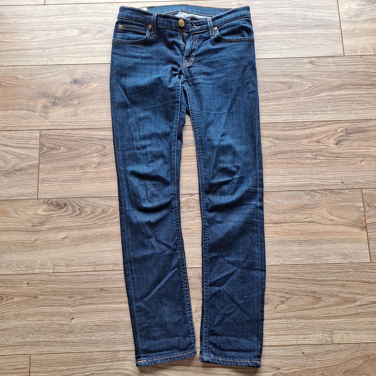 Granatowe ciemne jeansy Lee rozmiar S w 27 L 31