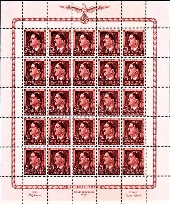 GG 1944 - KOMPLET ARKUSZY {117-119} MNH**! Gratis wysyłka!