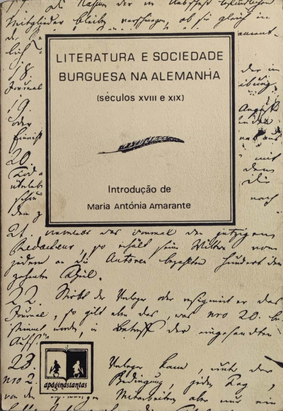 LIVRO- Ref CxC - M. Antônia Amarante - Literatura e Sociedade Burguesa