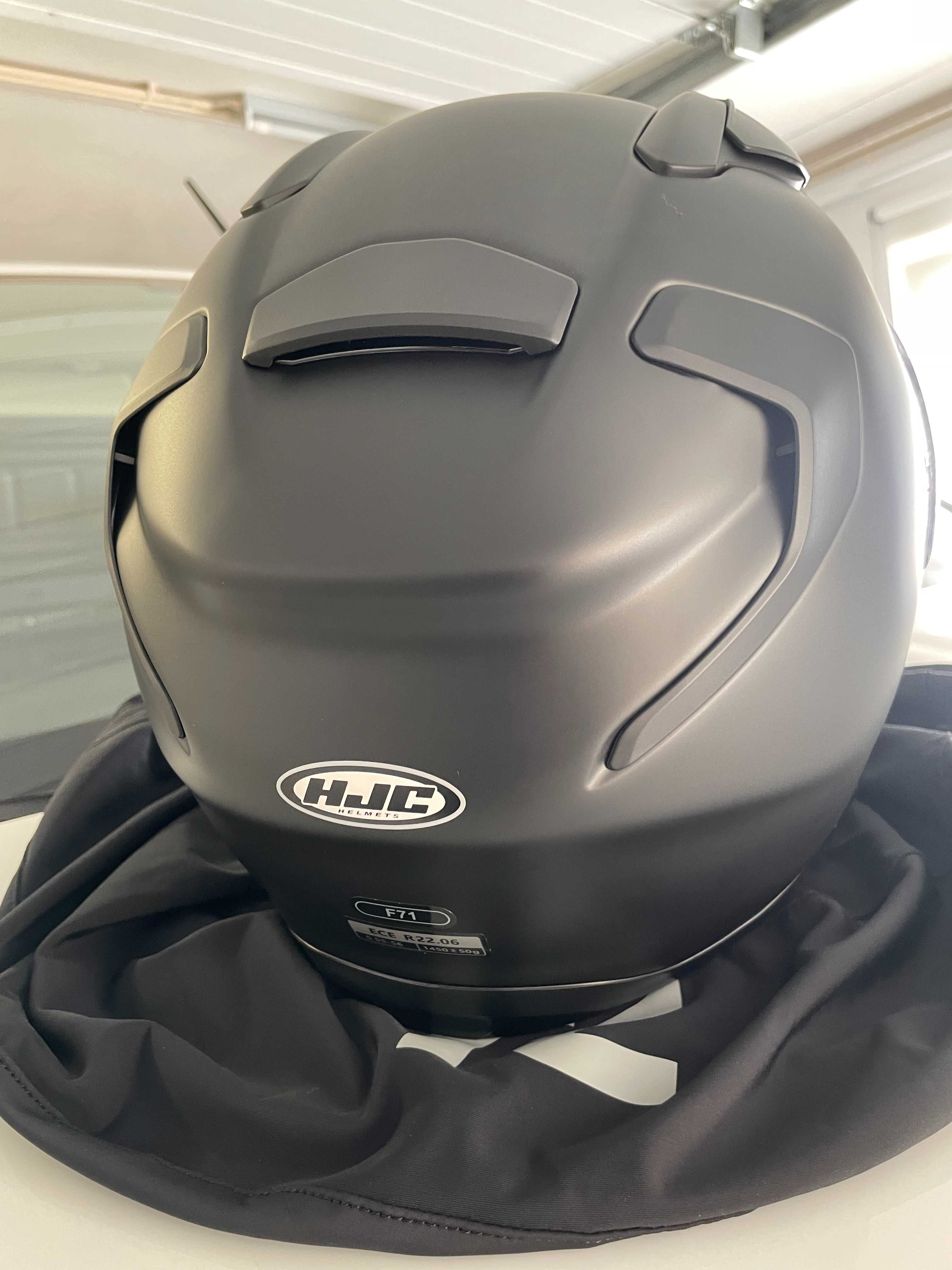 capacete HJC F71 tamanho S NOVO