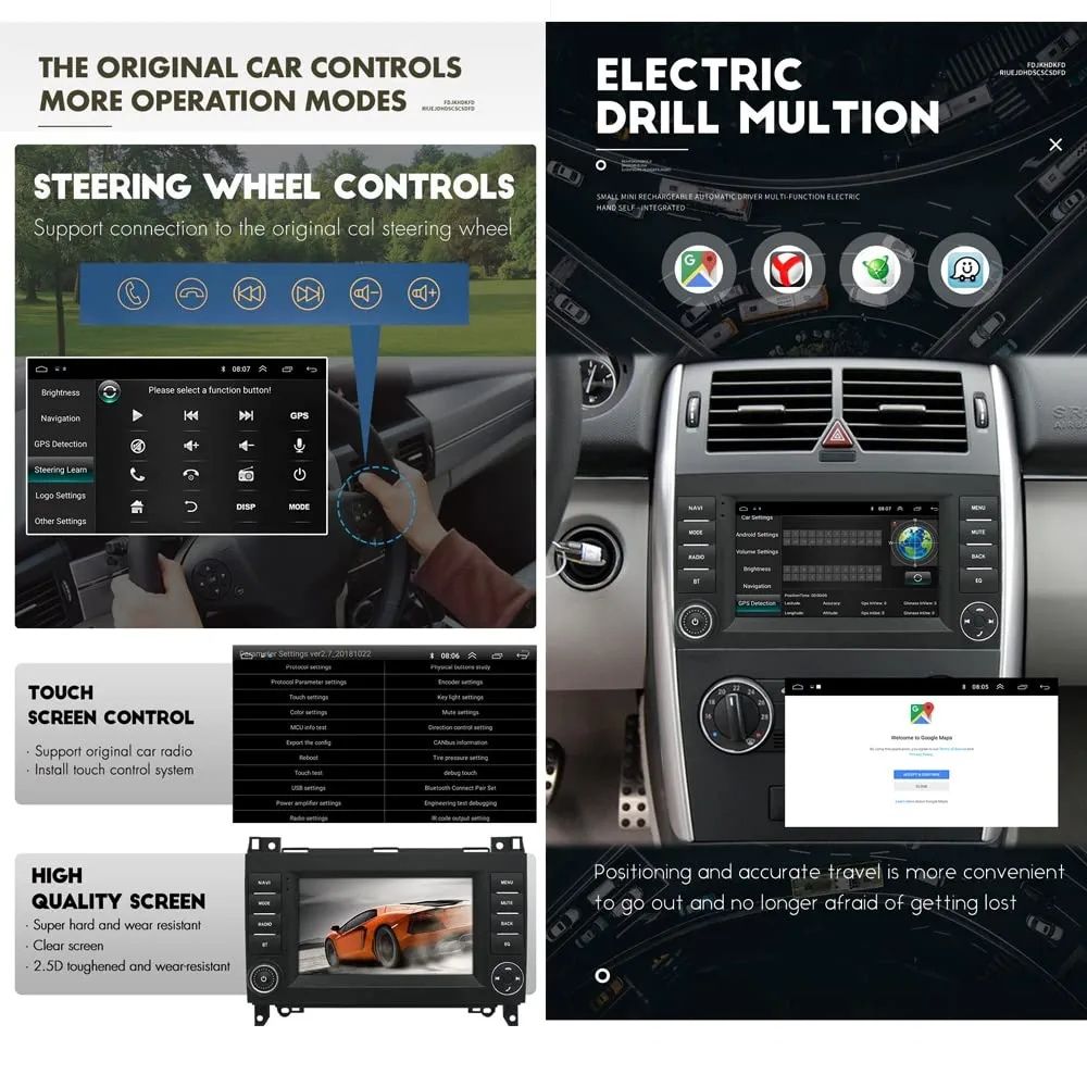 Radio samochodowe Mercedes Benz