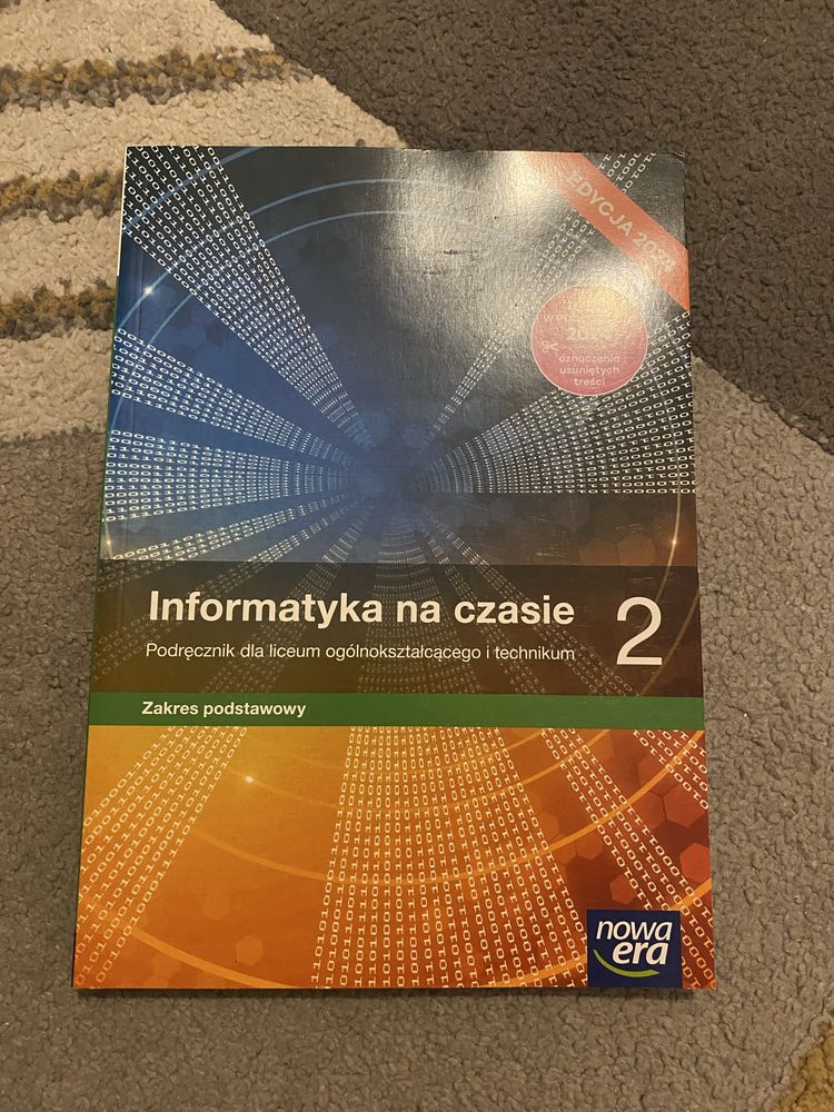 Informatyka na czasie 2 podrecznik od informatyki dla klasy 2 licuem