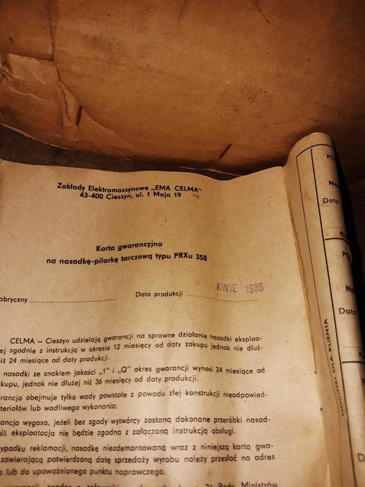 Celma PRCr 10/6 II B , nasadka oscylacyjna , pilarka tarczowa