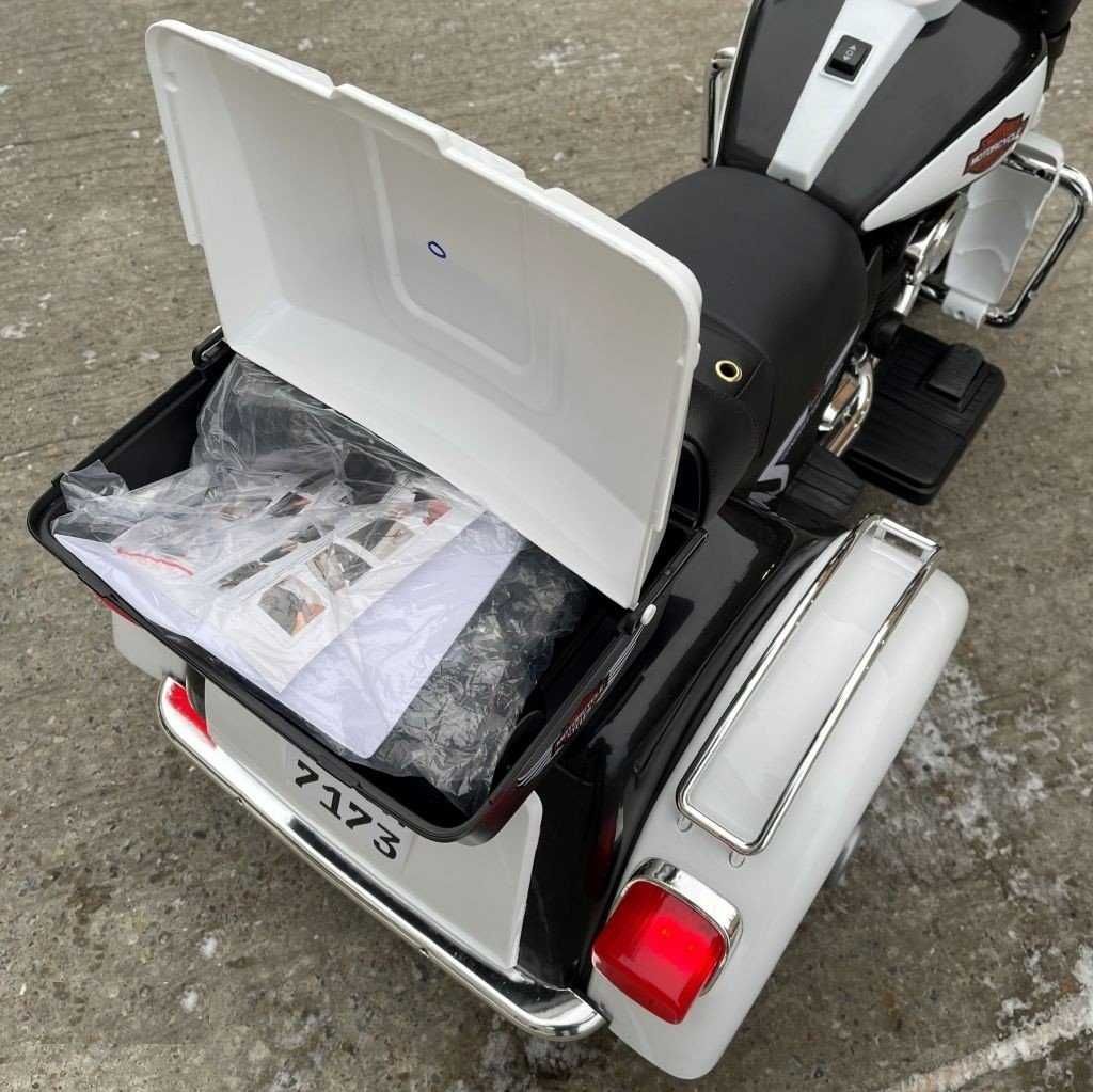 Motocykl HARLEY DAVIDSON CVO Elektryczny Trajka Auto Akumulator DZIECI