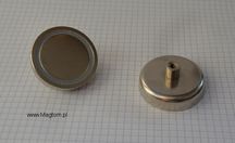 Magnes neodymowy uchwyt D 32 M5 z magnesem neodymowym.