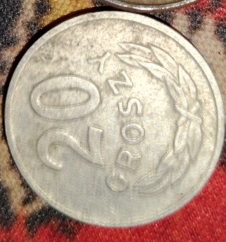 Moneta 20 groszy PRL rok 1962