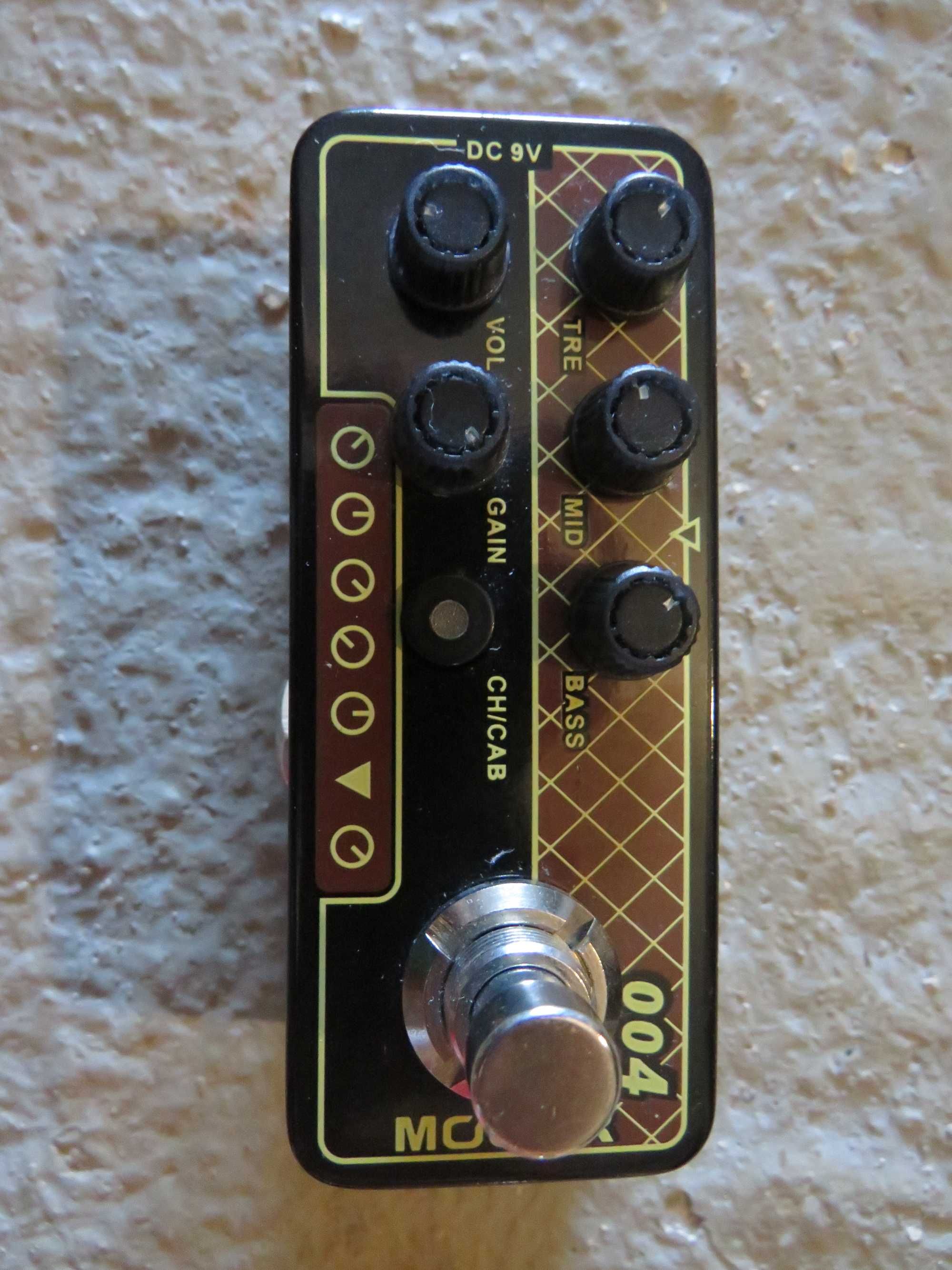 2 pedais VOX STOMP LAB / MOOER DAYTripper - Cab simulator + Preamp Vox
