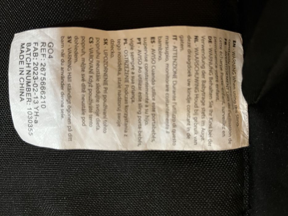 Marsúpio bebe confort GO 4 como novo!