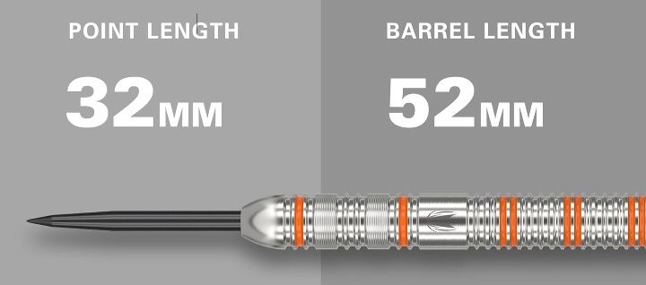 Lotk do darta 23gr Raymond Van Barnevell, 80% wolframu nowe