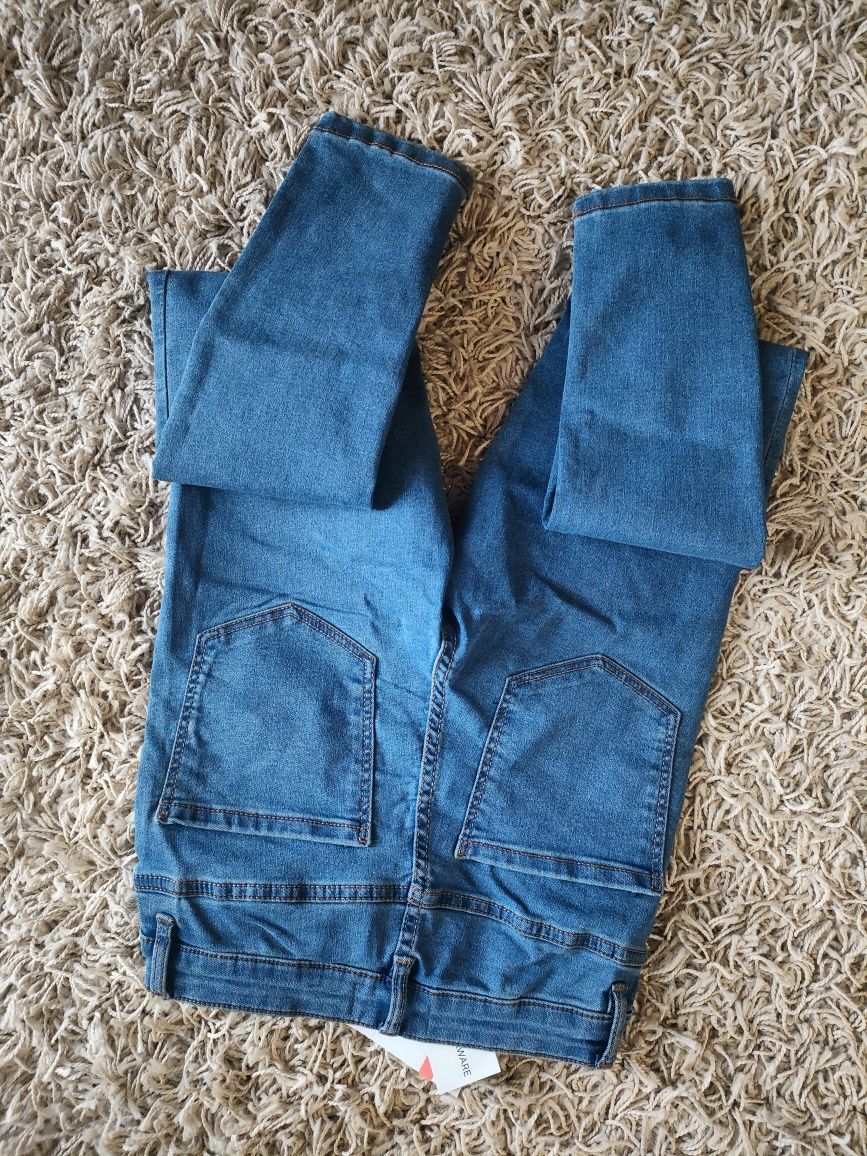 nowe spodnie jeansy xs