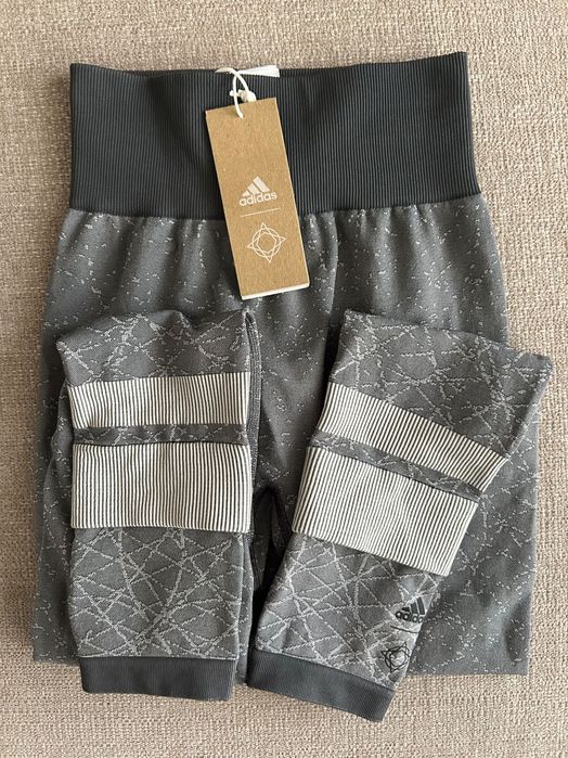 Limitowane leginsy adidas Wanderlust 2w1, nowe z metką, rozmiar XS