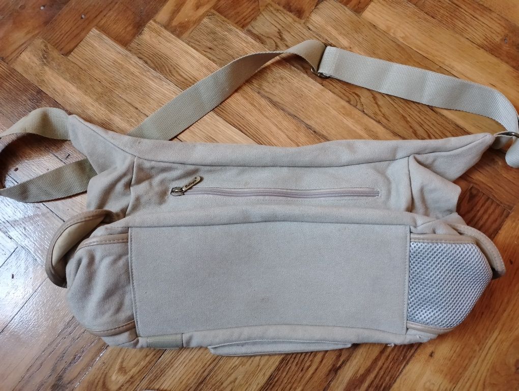 Torba bawelna Bellugio bez z khaki