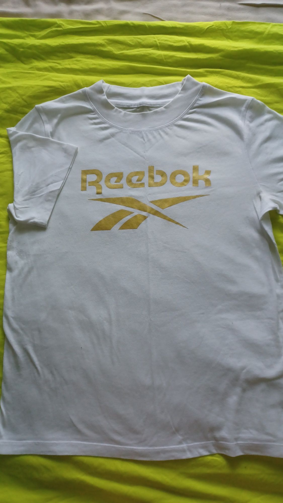 PromO KoszulkA ReeboK złoty nadruk