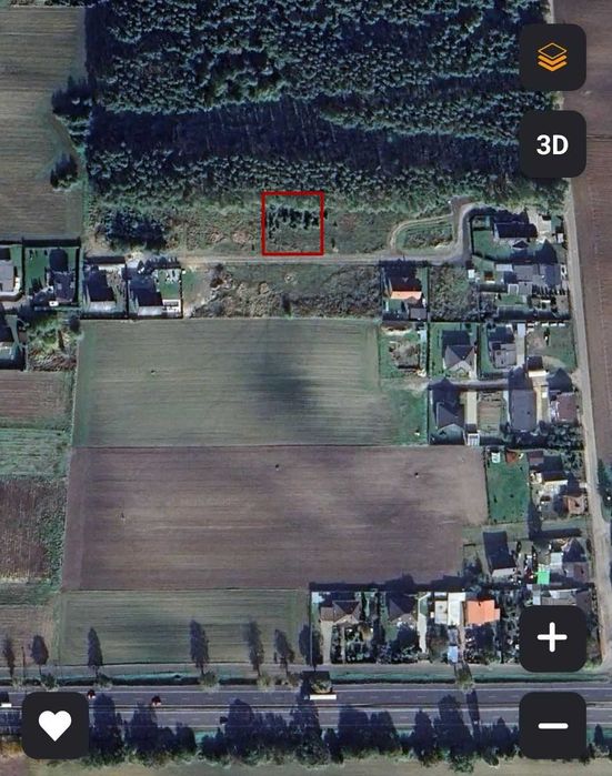 Działka przy lesie - 695m2