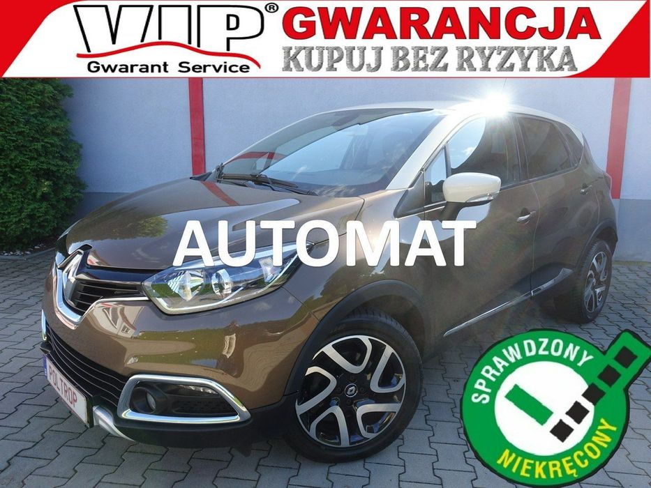 Renault Captur 1,2i Automat Ledy Skóra Navi Kam.Cof. Opłacony VIP Gwarancja