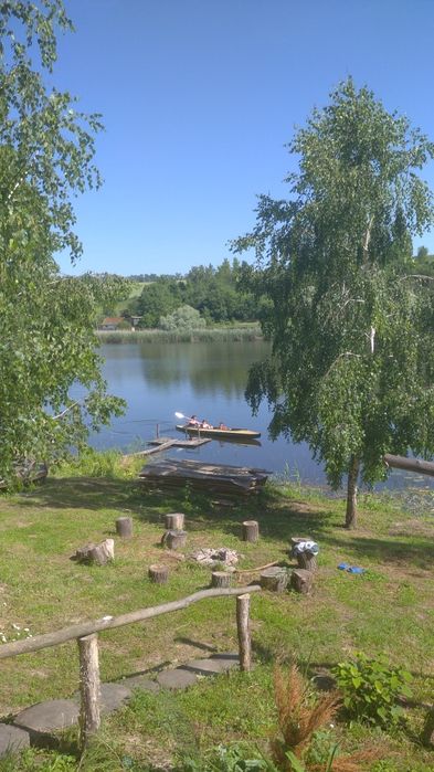 Рибацькі будинки на озері. Баня,чан, с. Киданівка, Богуславський р-н