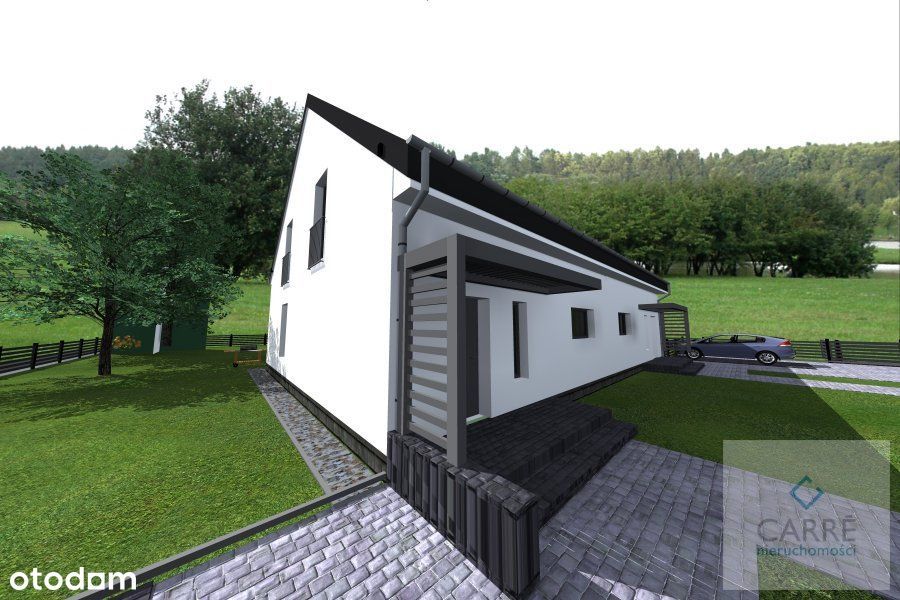 Witkowo, nowoczesny bliźniak z rekuperacją.